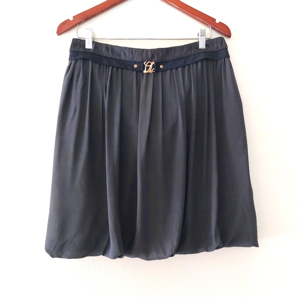 Atos Lombardini Gray Bubble Skirt Size 42 (6US)